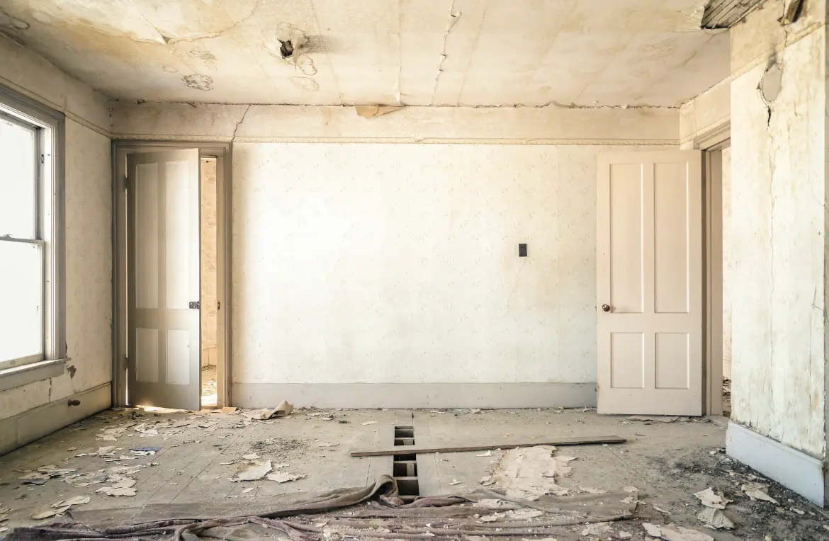 Waste disposal crew managing a cleanout project in Star